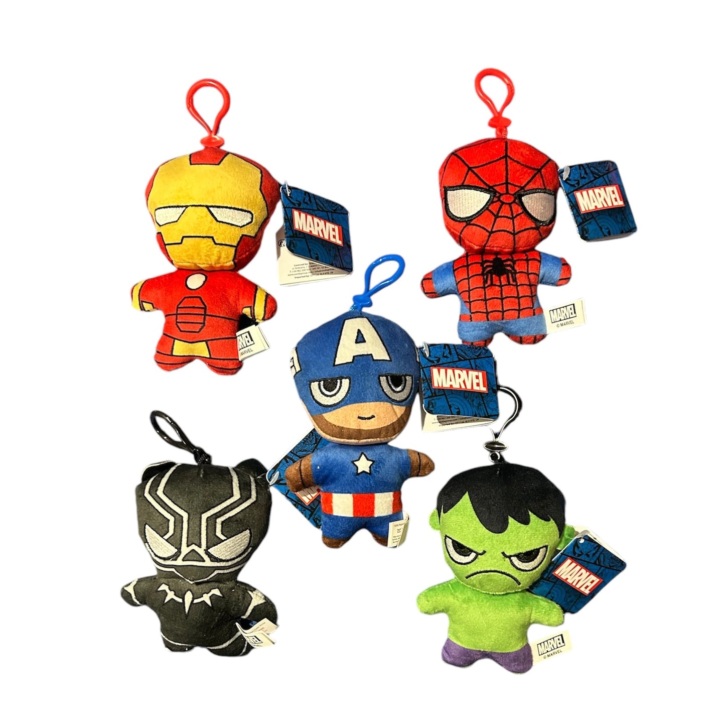 Marvel clip on plush