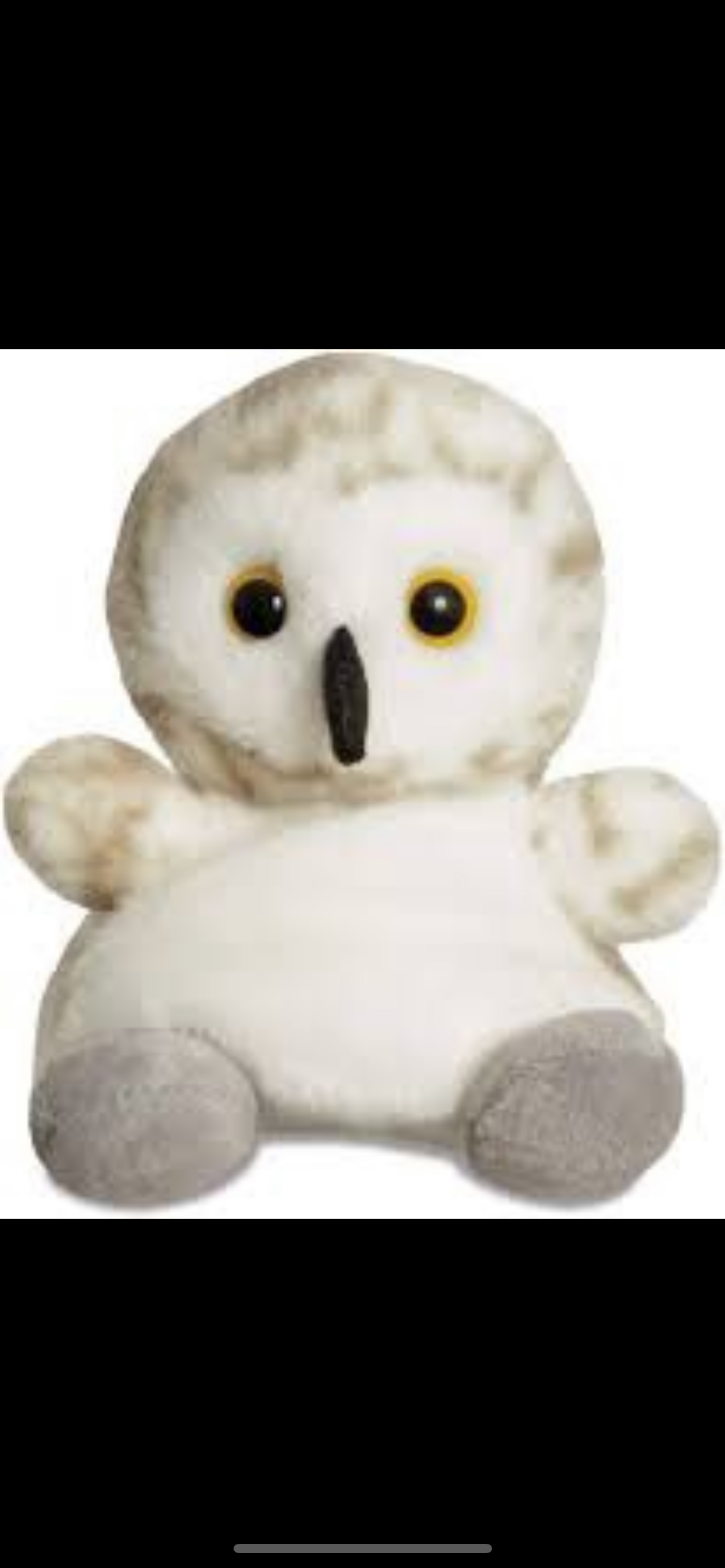 Palm pals 5” snowy owl