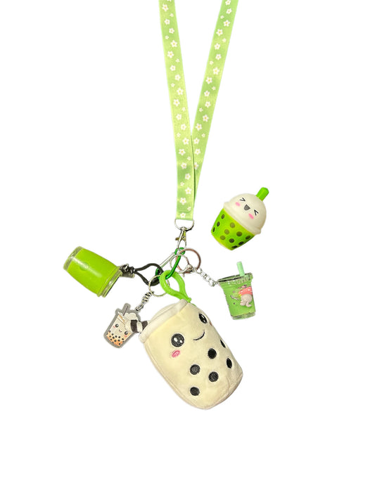 Boba fidget and sensory lanyard