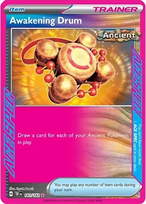 Pokémon Awaken Drum PINK card 141/162 TEF