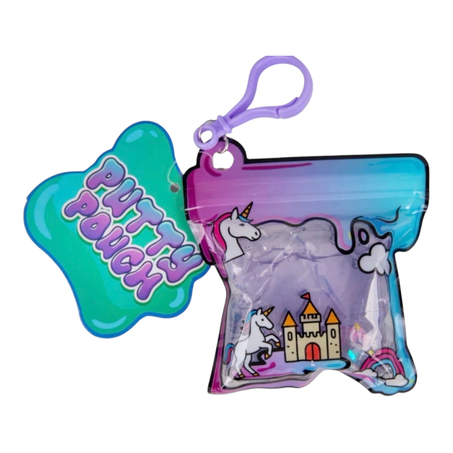 Putty pouch with keychain