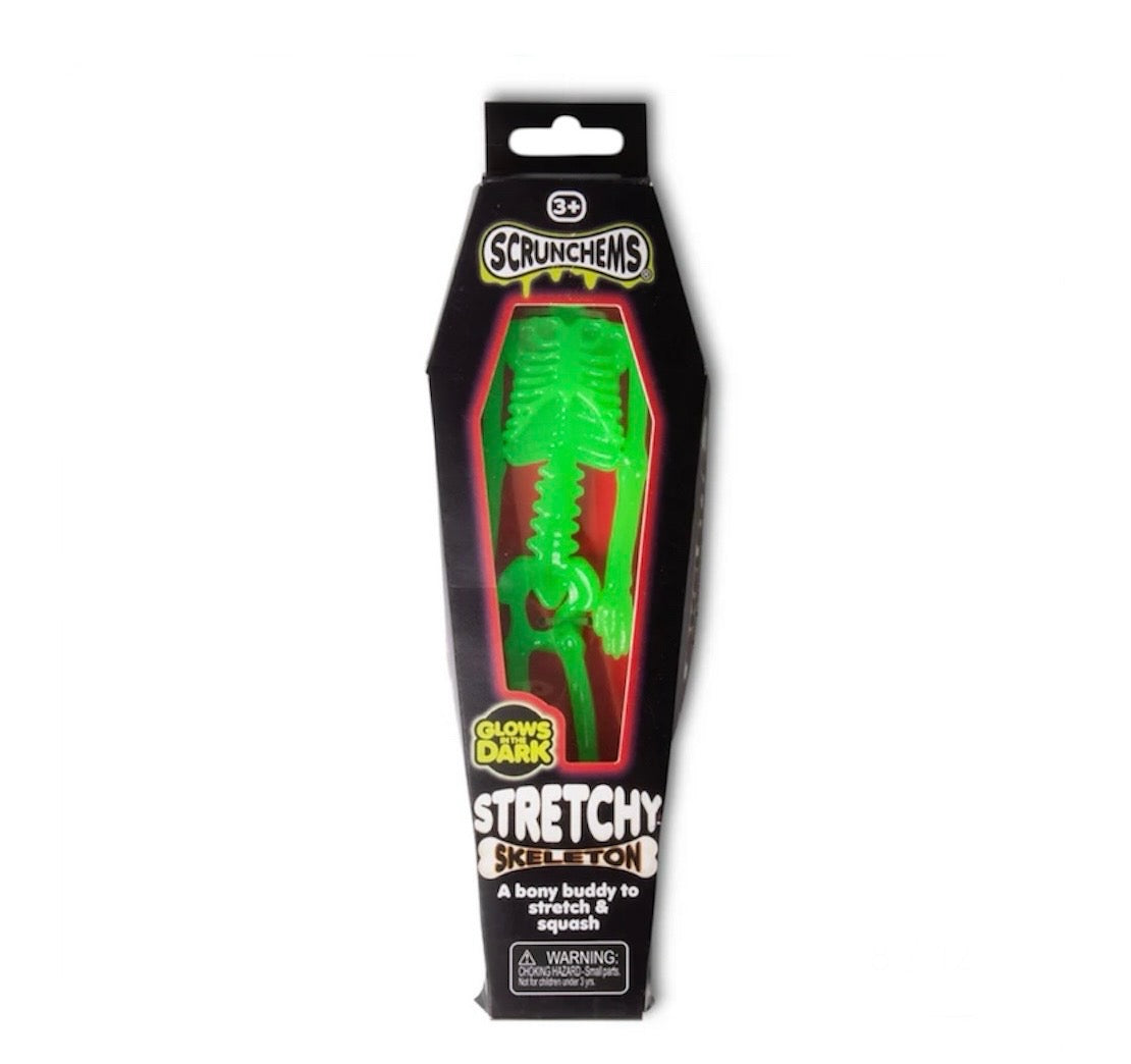 Scrunchems glow in dark skeleton