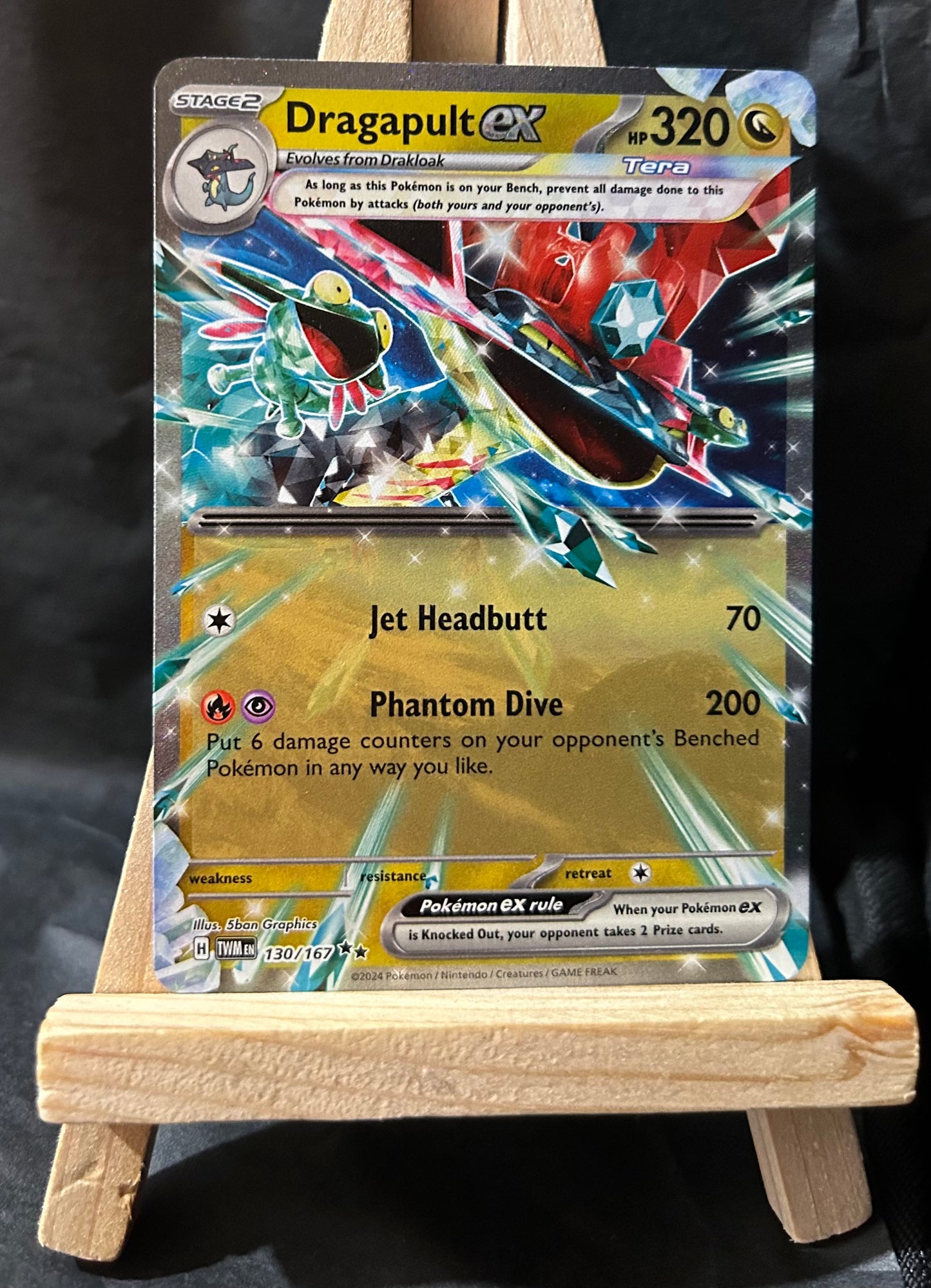 Pokémon Dragapult EX card 130/167 TWM