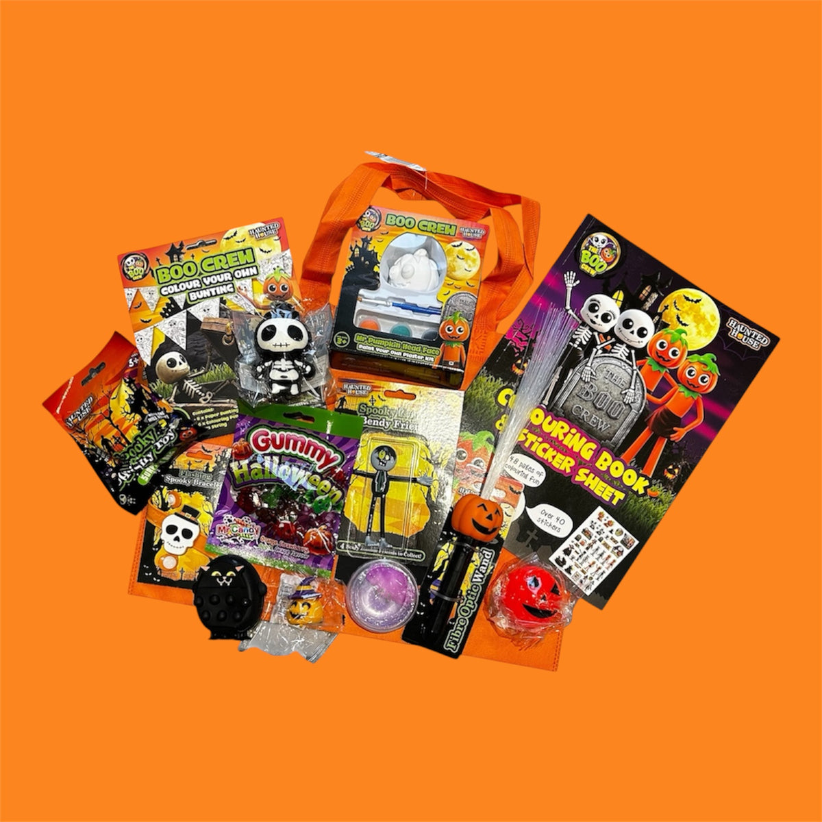 Halloween fidget and craft bag