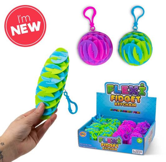 Clip on flexi fidget