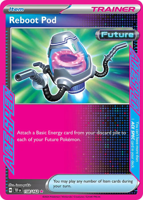 Pokémon Reboot Pad PINK card 158/162 TEF