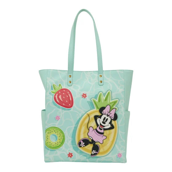 Mickey & Minnie beach tote loungefly