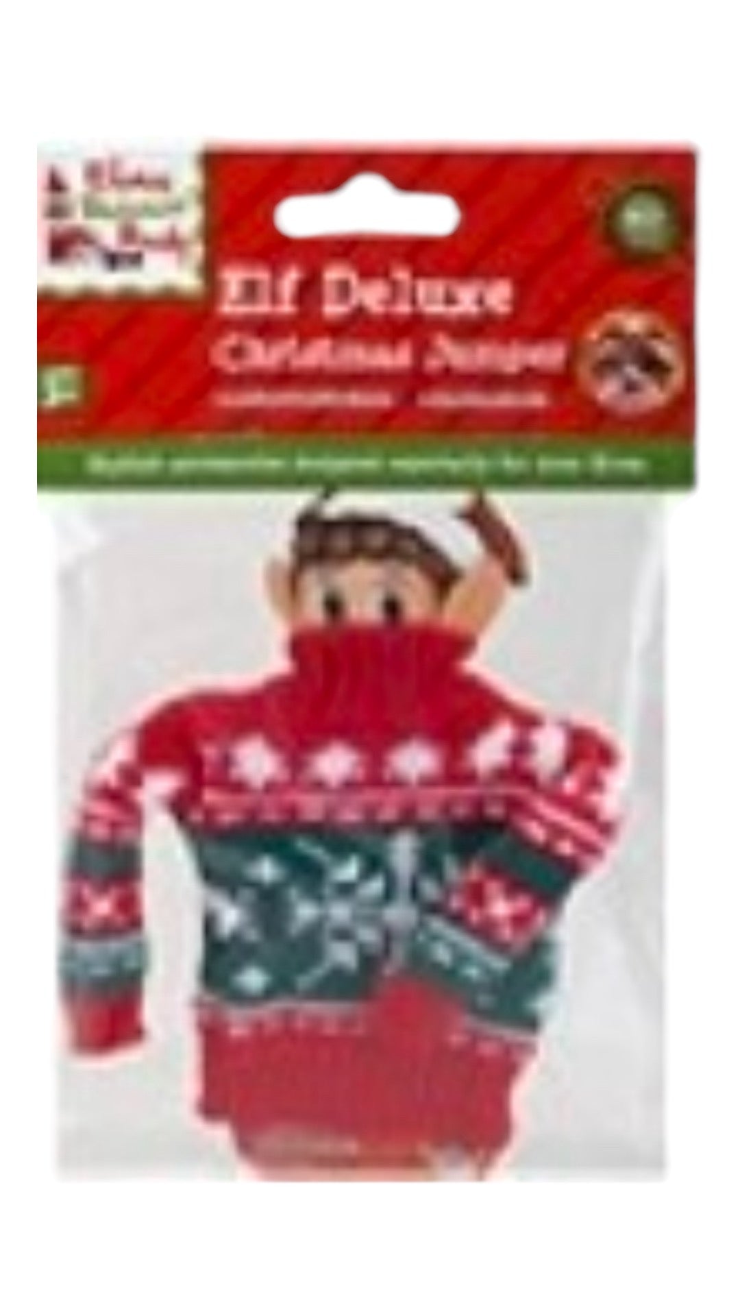 Elf knitted christmas sweater