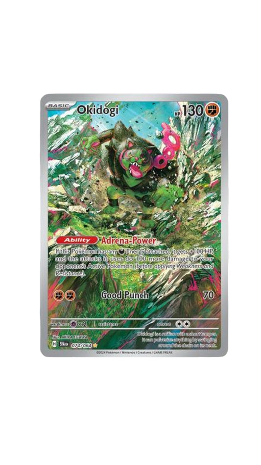 Pokémon Okidogi Art Card 074/064 SFA