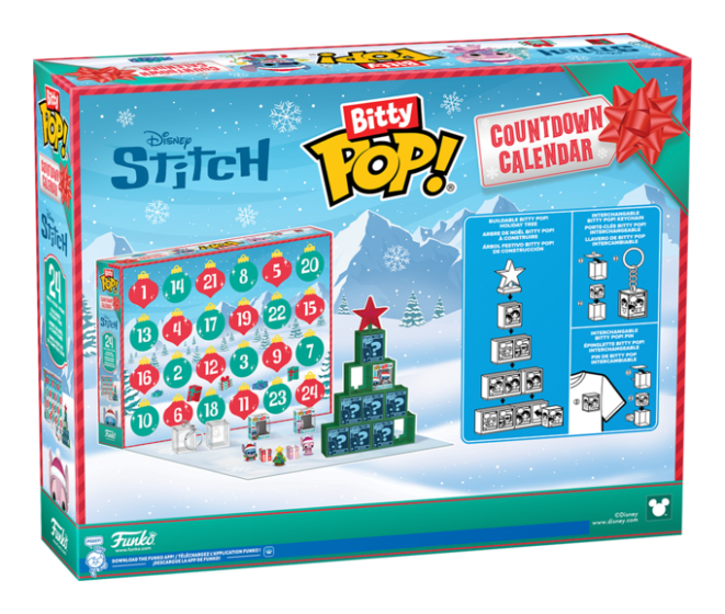 Disney stitch Funko bitty pop advent calendar