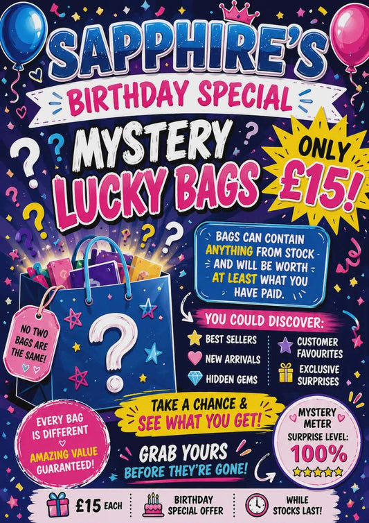 Sapphires birthday mystery bag live game