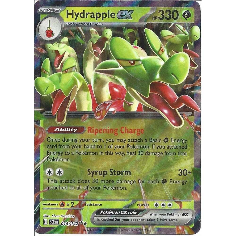 Pokémon Hydrapple EX single card 014/142 SCR