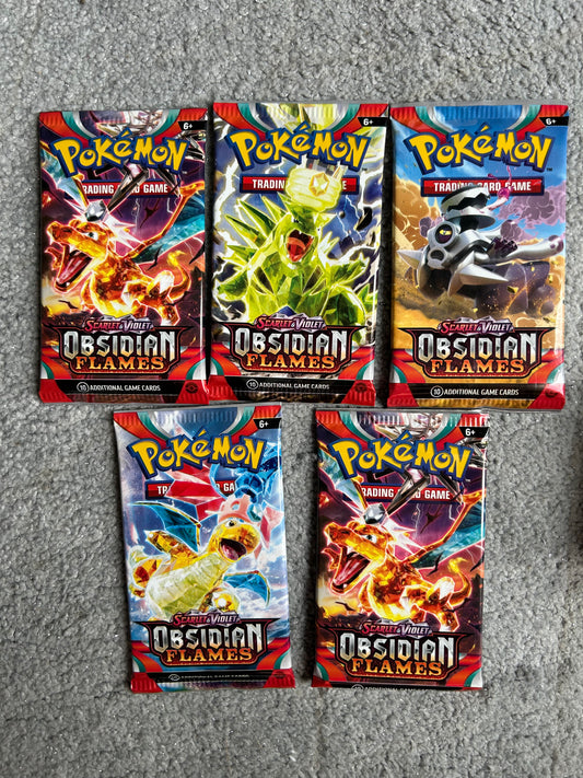 Pokémon obsidian flames booster x 5