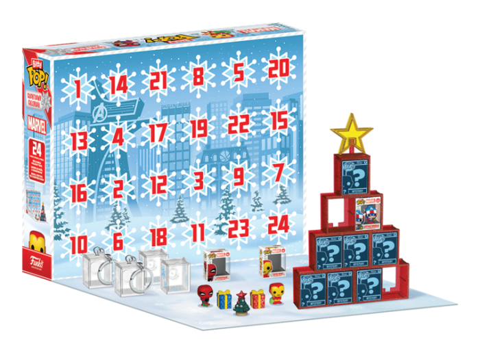 Marvel funko bitty pop advent calendar