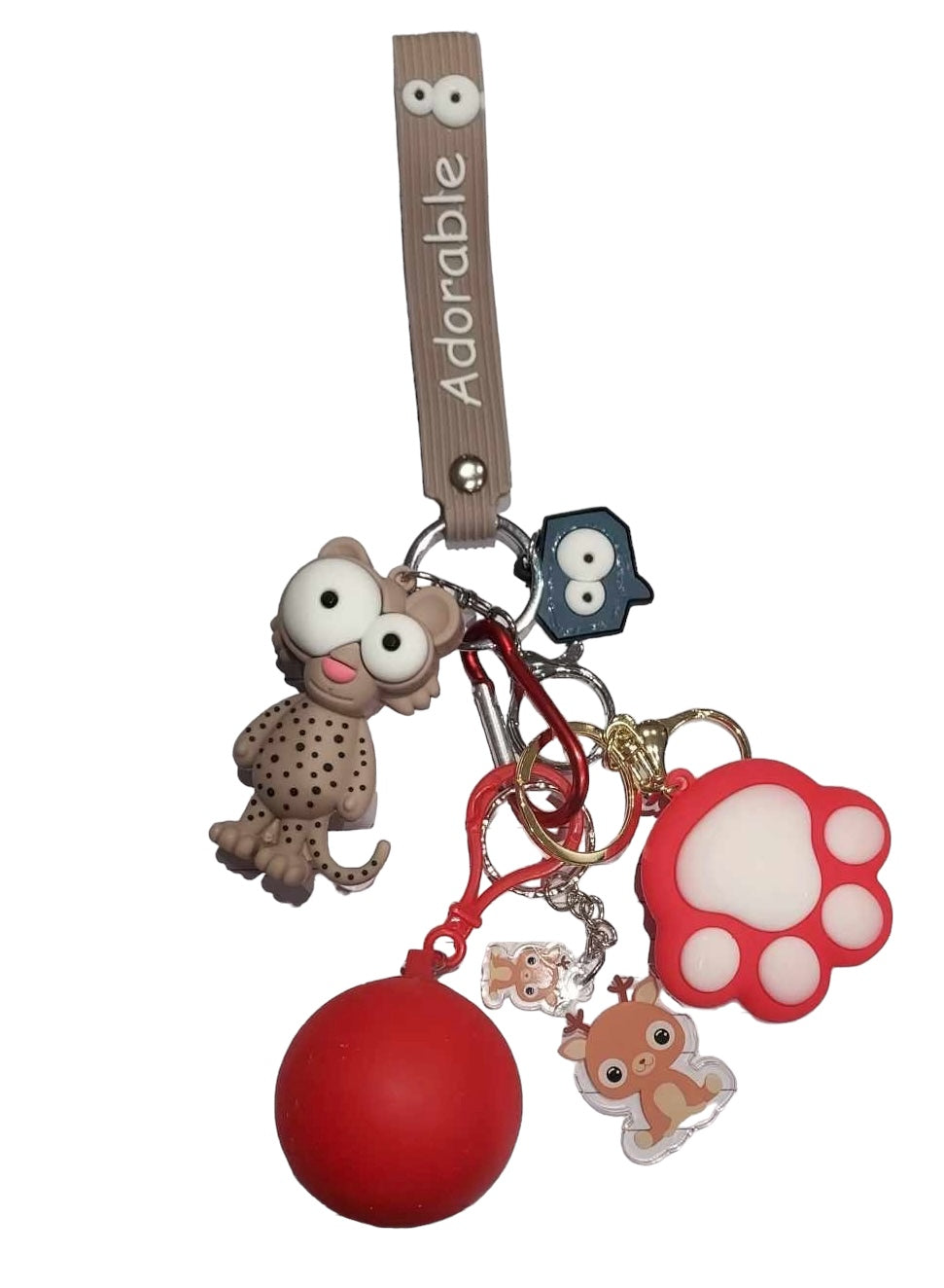 NEW Animal fidget key strap