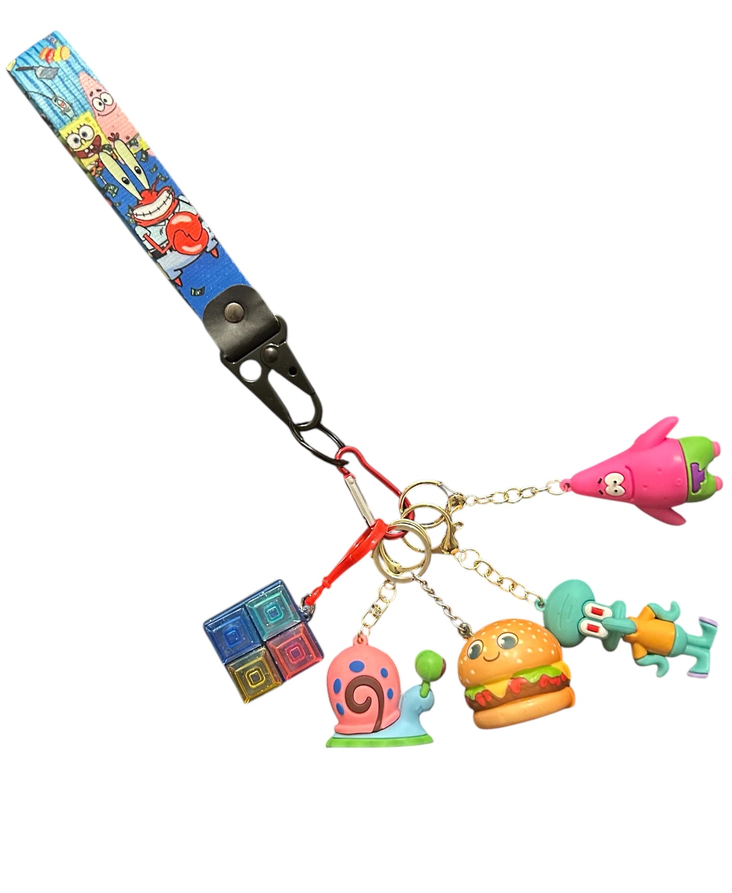 SpongeBob & friends fidgets with strap