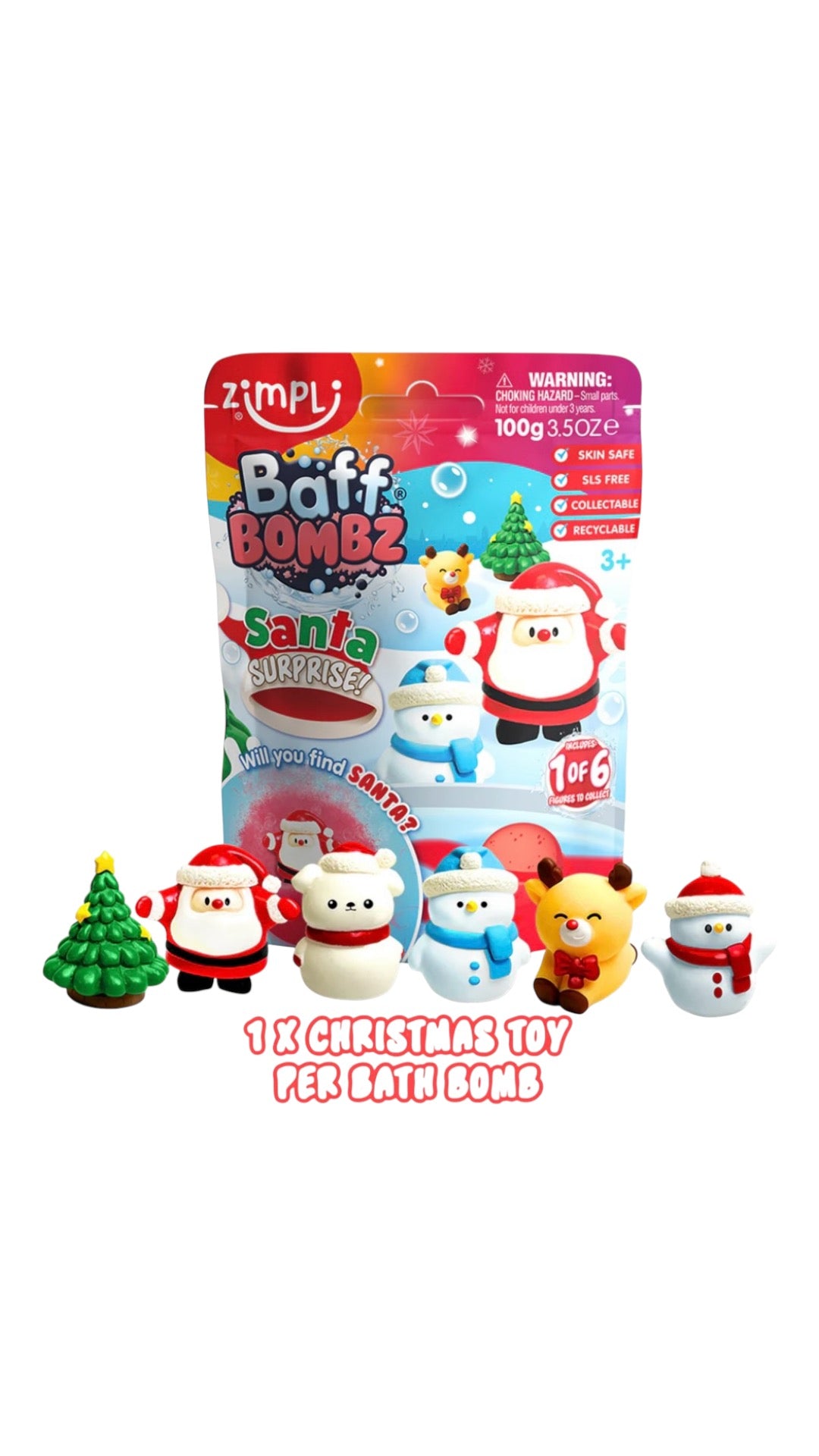 Zimpli kids Santa Baff bombz