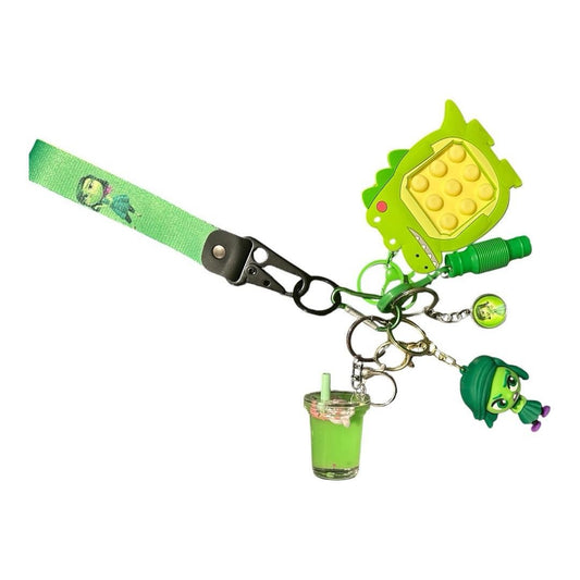 NEW inside out communication emotions and fidget key strap