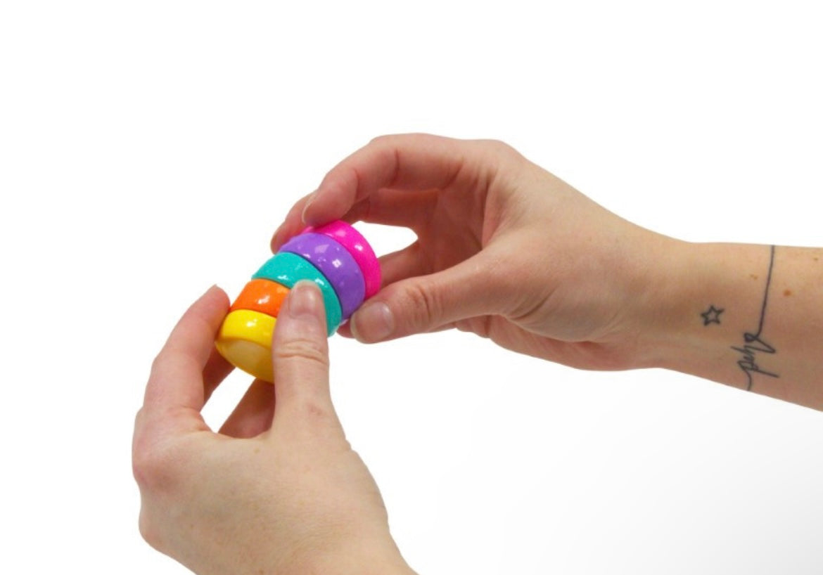 Rainbow twist fidget