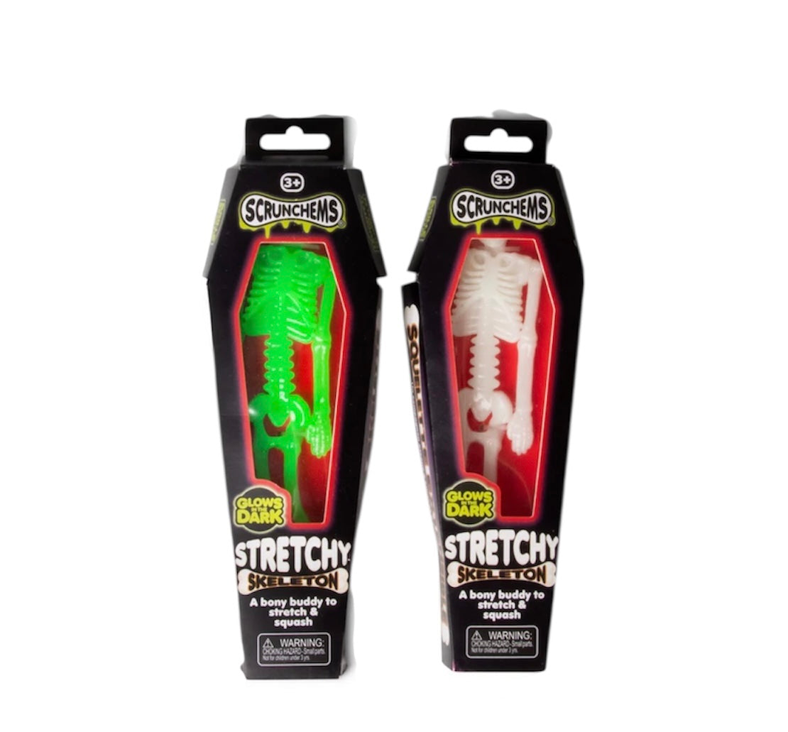 Scrunchems glow in dark skeleton