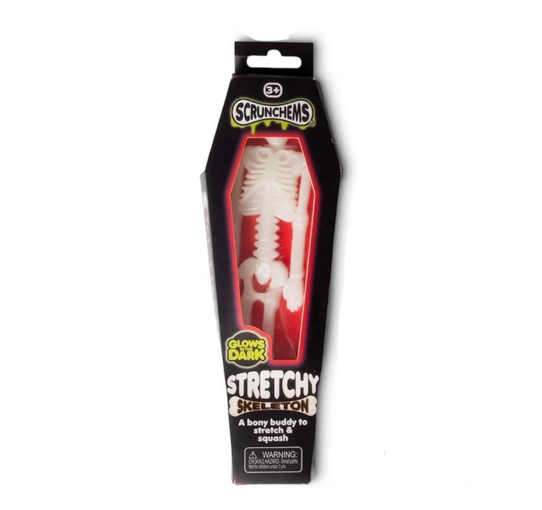 Scrunchems glow in dark skeleton