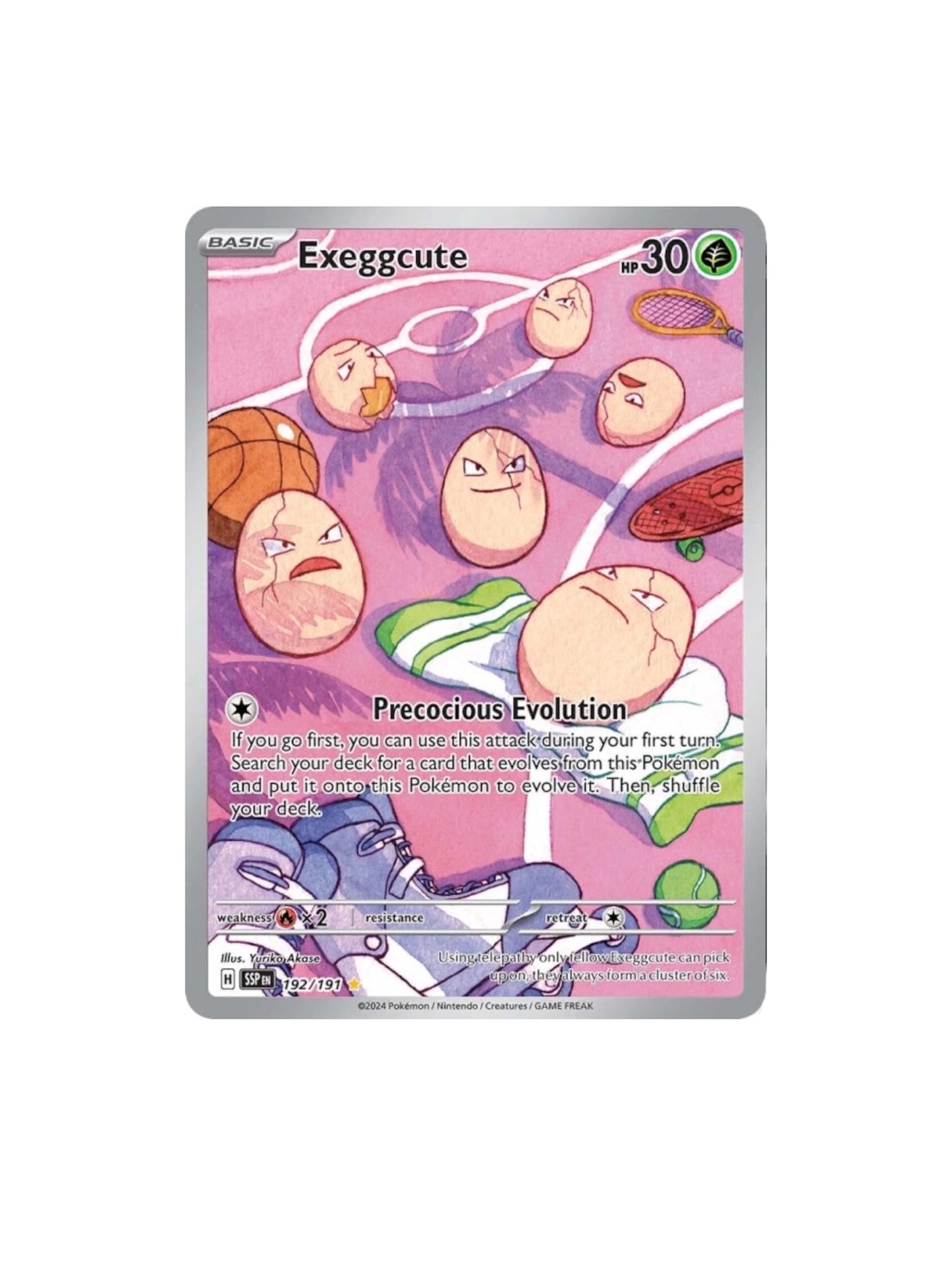 Pokémon Exeggutor Art Card 192/191 SSP