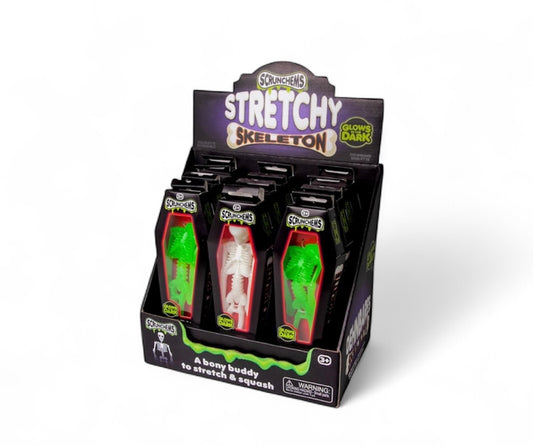 Scrunchems glow in dark skeleton