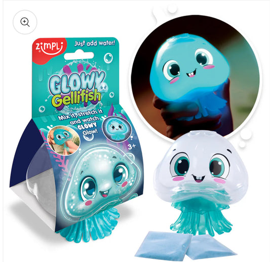 NEW Zimpli kids glowy gellifish