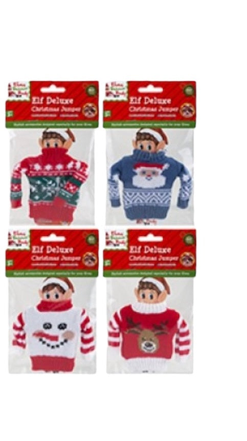 Elf knitted christmas sweater