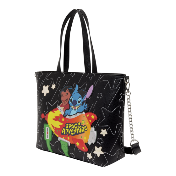 Disney Lilo & stitch space loungefly tote