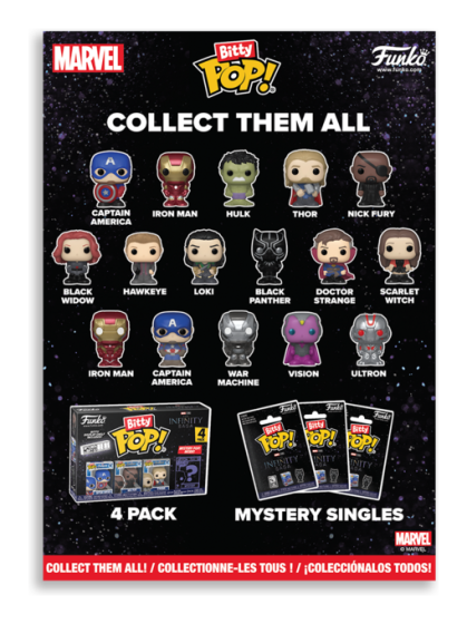 Marvel funko bitty pop advent calendar
