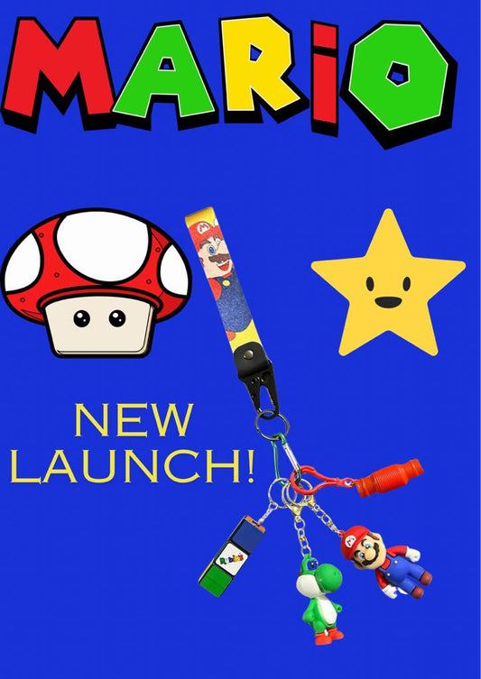 Mario fidgets with key strap