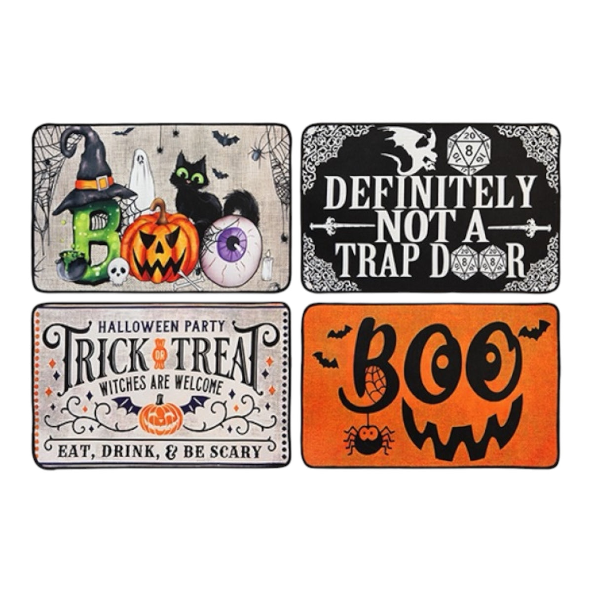 Halloween door mat