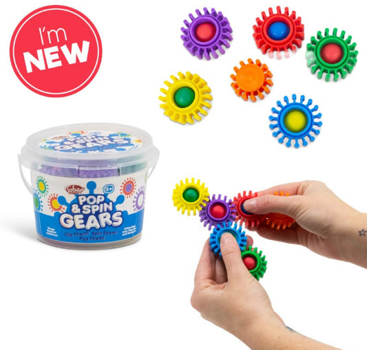 Pop and spin gears