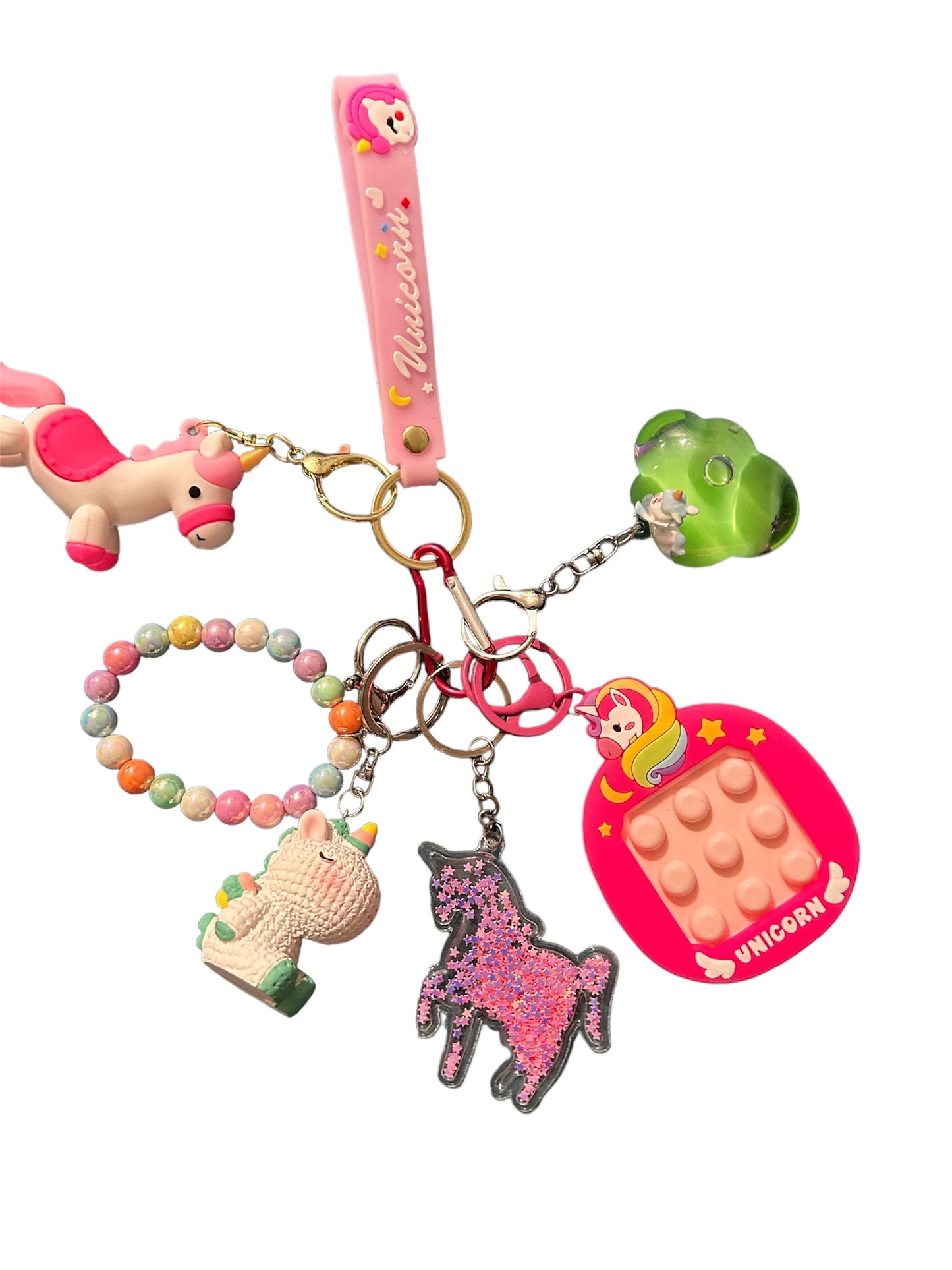 Unicorn fidgets key strap