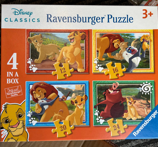 Lion king 4 in 1 puzzle