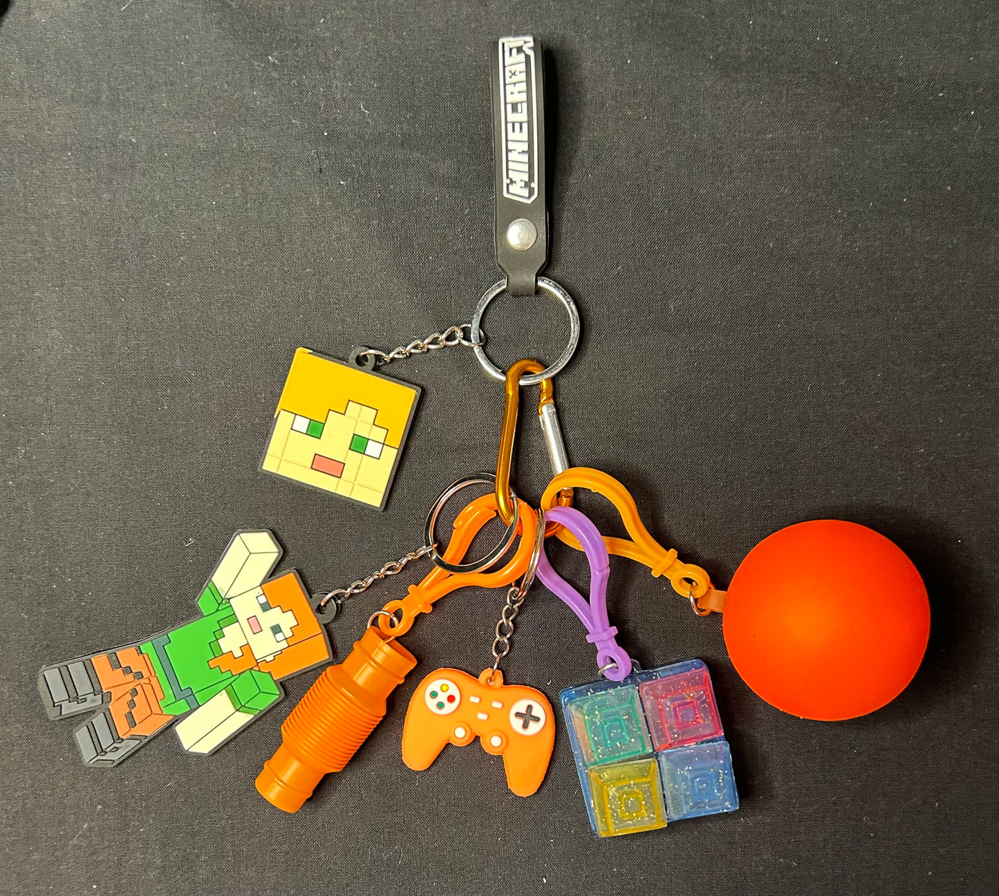 Minecraft fidgets key strap