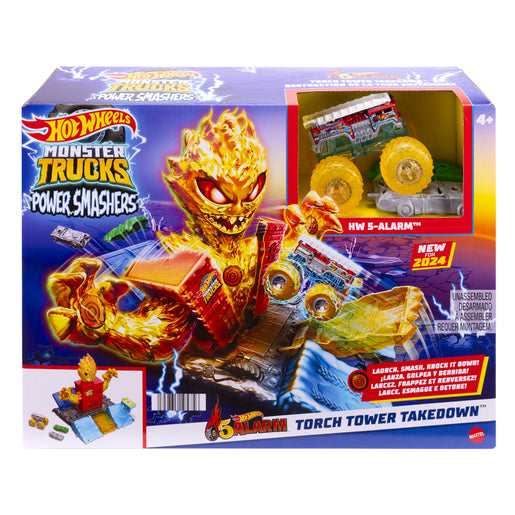 Hot wheels monster trucks 5 alarm torch tower