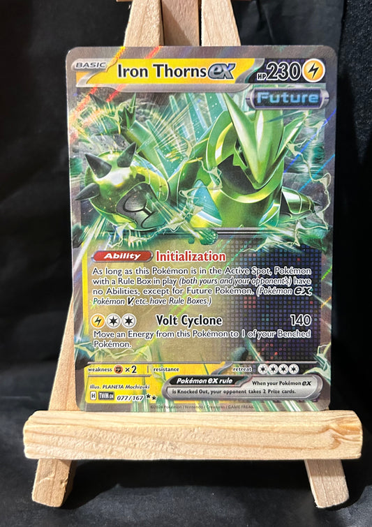 Pokémon twilight masquerade TWM 077/167 Iron Thorns EX