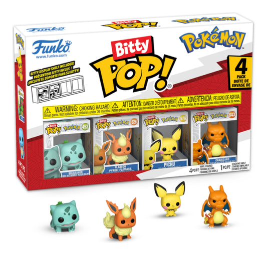 Pokémon bitty pop 4 pack