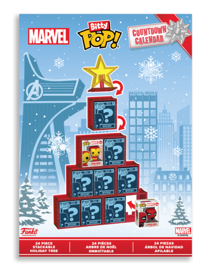 Marvel funko bitty pop advent calendar