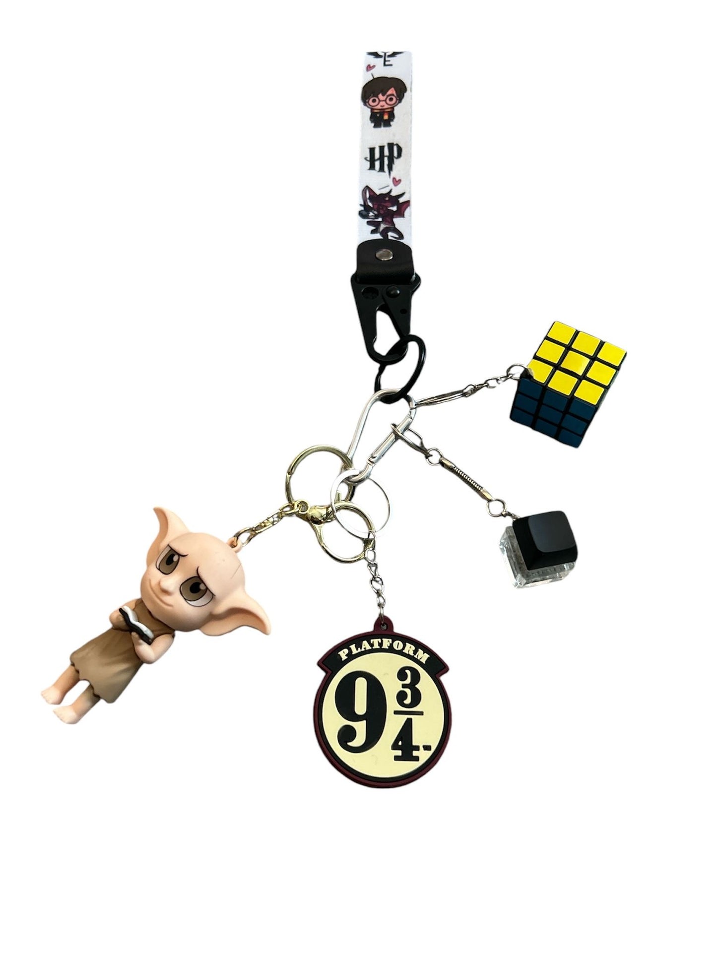 Harry Potter fidgets with key strap