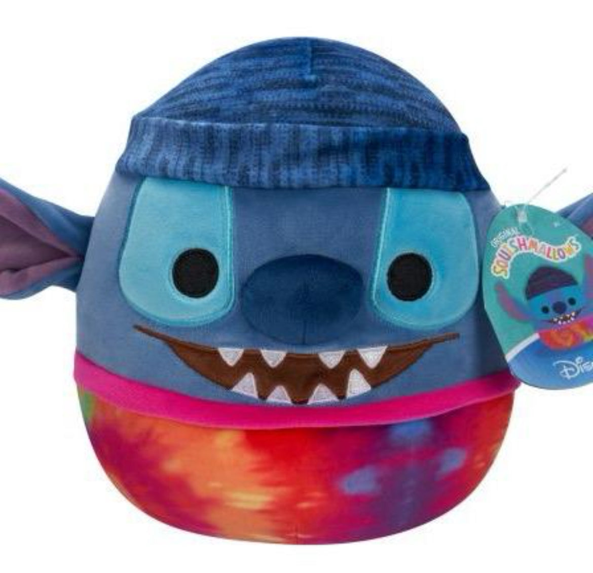 Squishmallows stitch rainbow plush