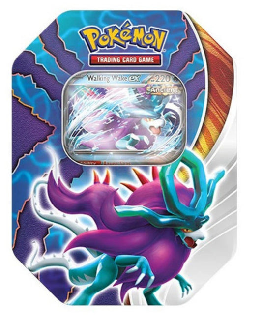 Pokémon walking wake EX tin