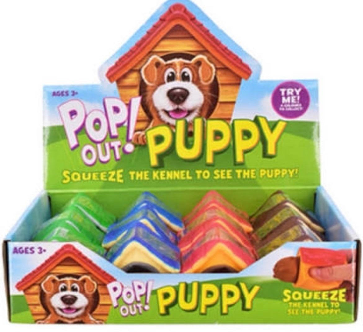 Fidget puppy pop out