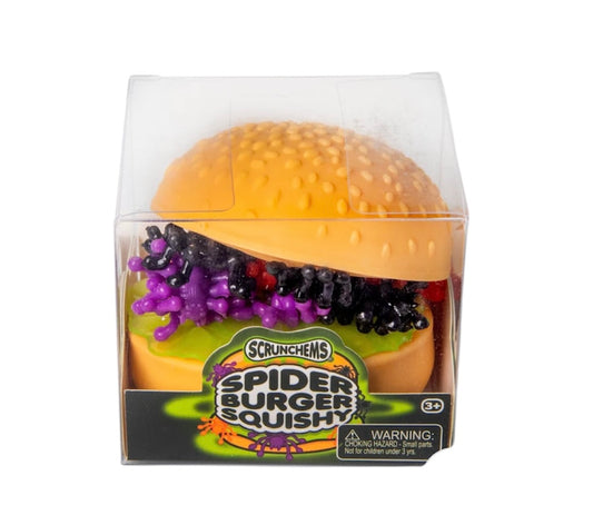Scrunchems spider burger