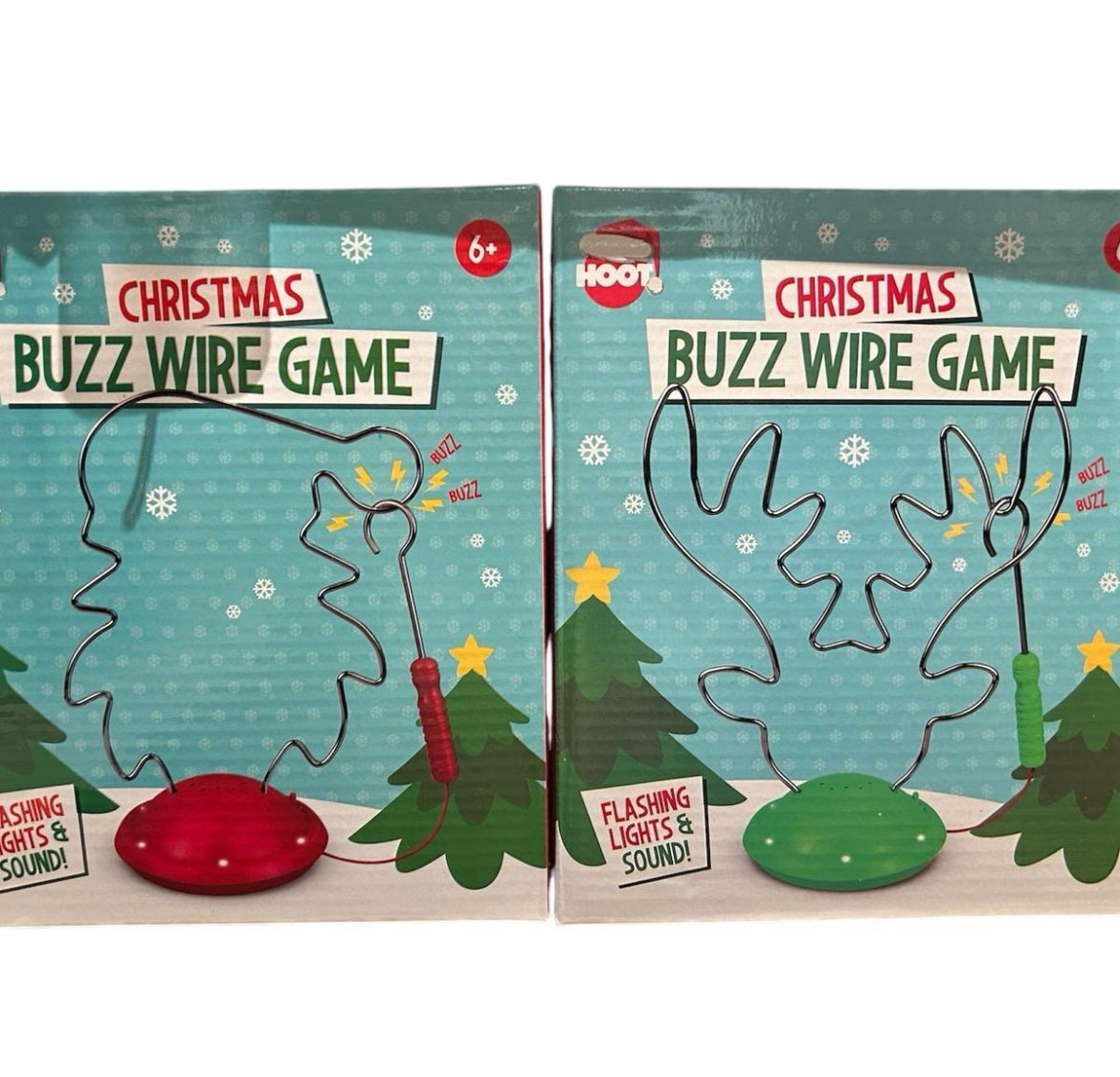 Christmas buzz wire game