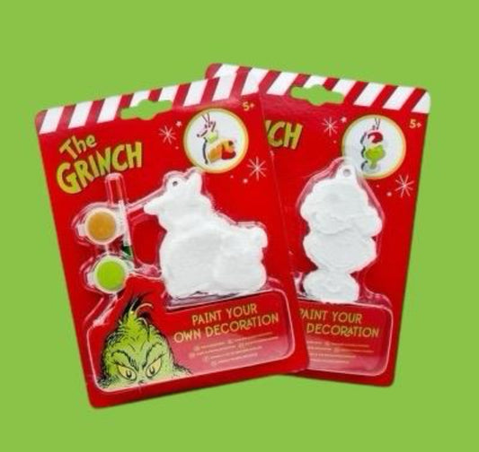 Grinch paint your own decoration