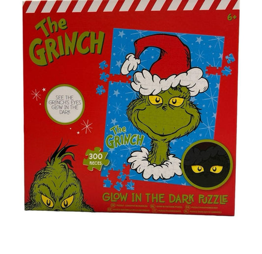Grinch glow in dark puzzle