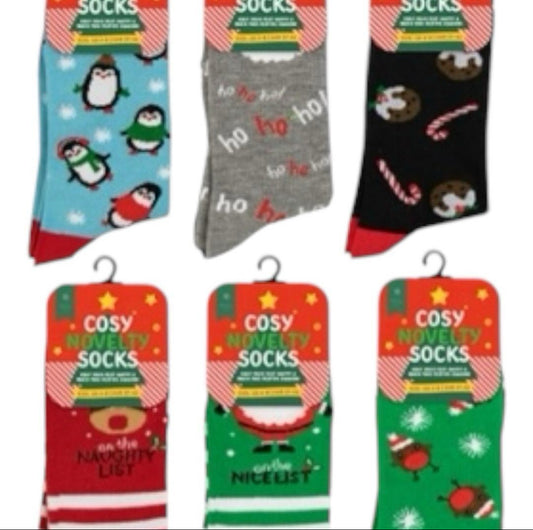 Christmas socks UK size 4 to 8